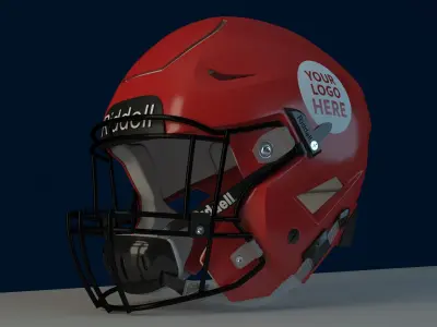 Riddell Speedflex helmet 3D model