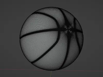 Basketball Ball 3D Models Low-poly 3D model
