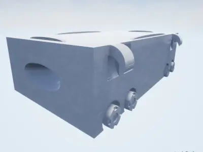 Automated Guided Vehicle 4K GRAPHICS 3D model