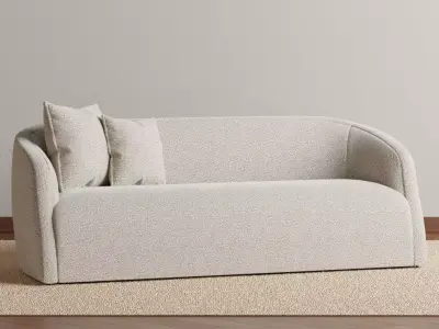 Timothy Club Sofa 3D model