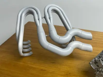 exhaust pipe 3D print model