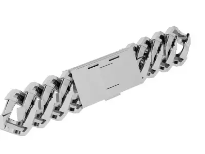 French Pave Cumin Chain 4130 3D print model