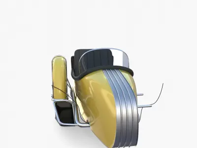 Motorcycle sidecar 3D model