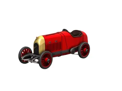 Fiat S76 - Beast of Turin - 39cm Motorized 3D Printable Model 3D print model
