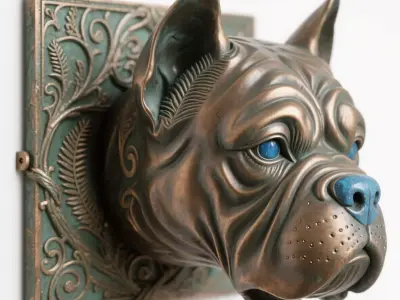 Bulldog 3D print model