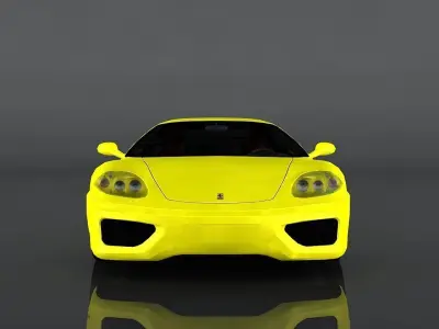 Ferrari 360 Modena Low-poly 3D model