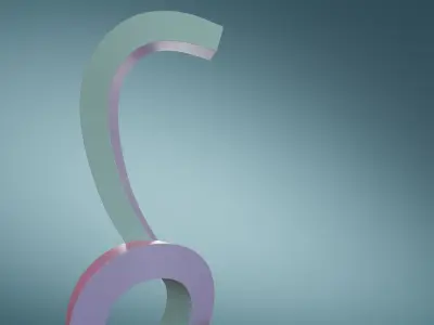 Stretching Cat Pastel 3D model