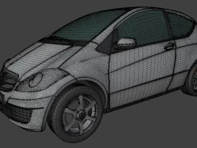 Mercedes-Benz W169 3 Door 3D Model 3D model