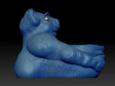 Teddy Bear Bag - STL 3D Print Model High-Polygon 3D print model