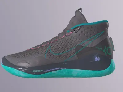 NIKE BASKETBALL SHOES PBR Low-poly 3D model