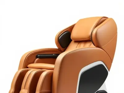 Luxury Massage Chair Model Pack for Interactive and Productio... Low-poly 3D model