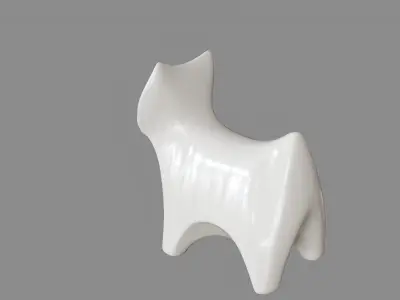 Decorative Dog figurine 3D model