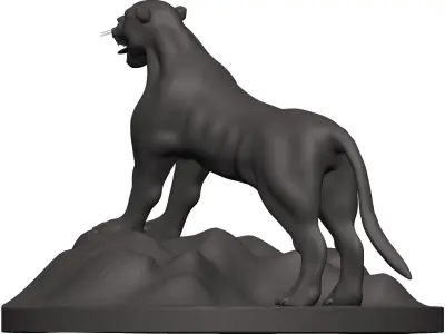 Florida Panther 3D model