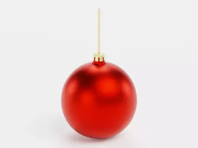 Christmas Ball Ornament V1 Low-poly 3D model