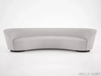 Holly Hunt Vladimir Kagan Sloane Sofa 3D model