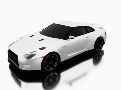 Nissan Gtr sport car 3D model
