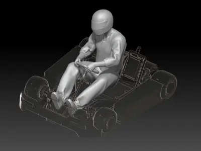 go kart man 2 3D print model