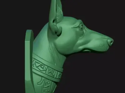 Dog sculpture 3D print model