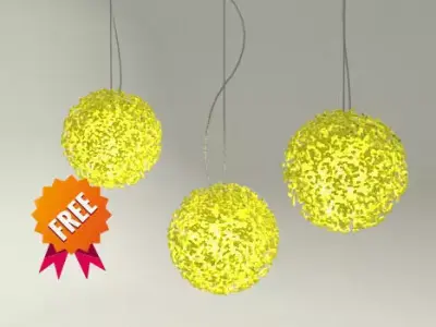 Ceiling lamp full moon - ANGO Free 3D model