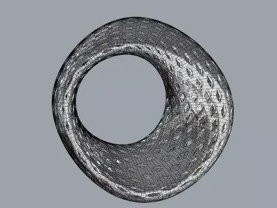 Moebius Hole Free 3D print model