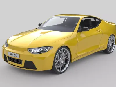 Generic Modern Muslce Car 2021 3D model