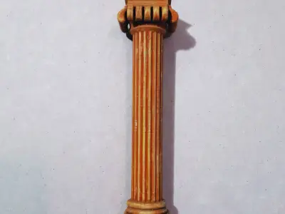 Set of antique columns 3D model