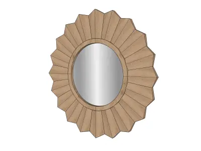 SUNBURST MIRROR 3D print model