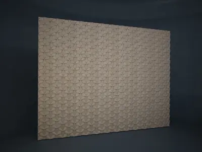 02 PANOZZO PATTERN WALL 3D model