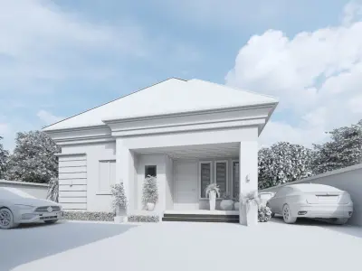 3D  MODEL BUNGALOW  3D model