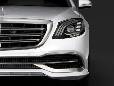 Mercedes Maybach S 650 X222 2018 3D model
