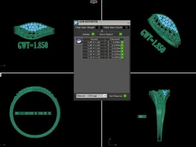 FASION RING 3D model