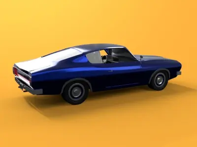 Plymouth barracuda 3D model