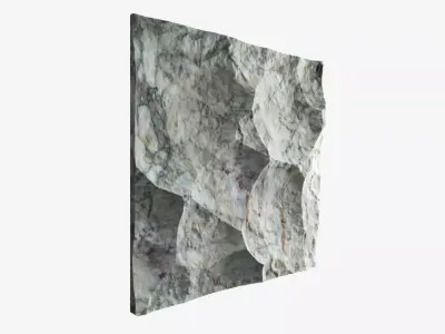 442-RockPanel sandstone rock wall art 3D model
