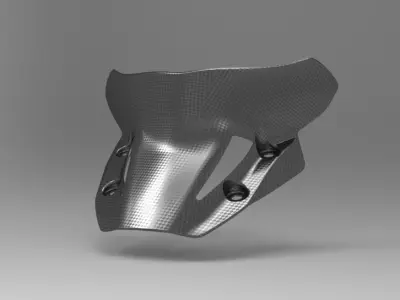 MT09 2021 WINDSCREEN ready to print 3D print model