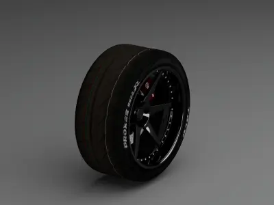 Toyota Wheel 3D model