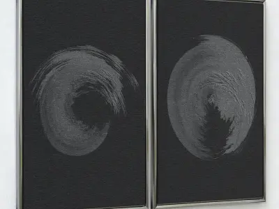 Photo Frames-Set 01 3D model