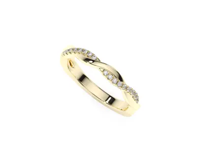 WEDDING RING MY056 3D print model
