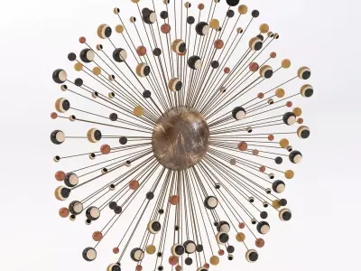 Iron Werks Dazzle Wall Sculpture 3D model