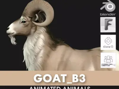 Goat-B3 3D model