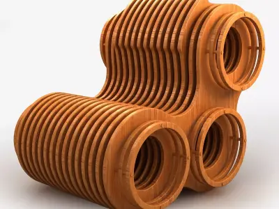 Parametric Chair Models  7 3D model