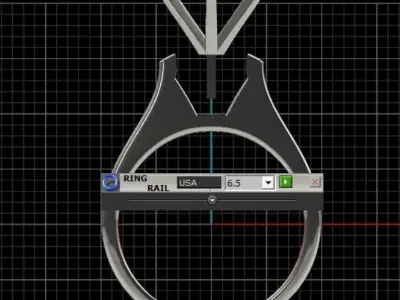 Jewelry Ring 3D print model 34
