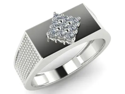 light weight gold diamond rings-C111116SKCH2025999-wt-5-10 3D print model