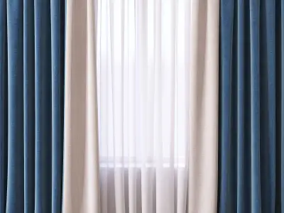 Set 42 Curtains 3D model