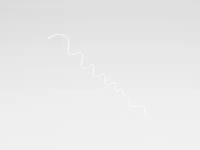 Ribbon v1 009 Low-poly 3D model