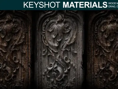 Wood Materials 2 For Keyshot Texture
