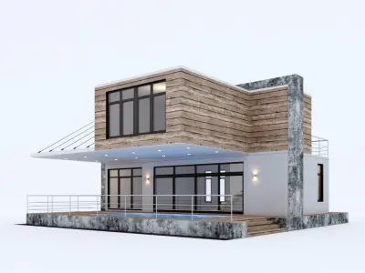Sea Container house 3D model