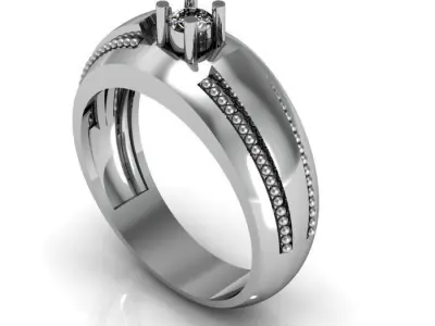 man ring 3D print model