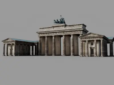 Brandenburg Gate 3D model