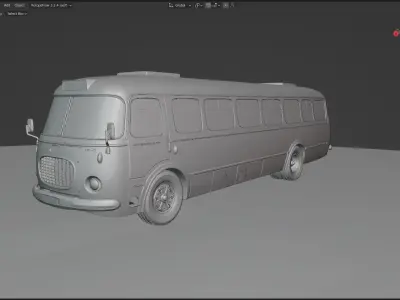 JelczOrSkoda bus 3D model