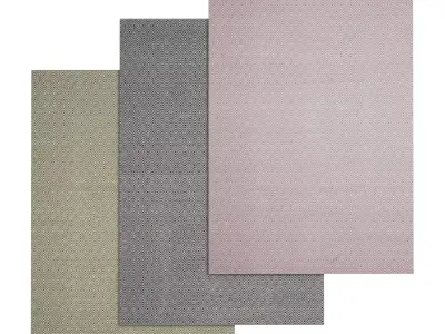 Rug Set 313 3D model